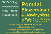 Pomázi Ékszervásár és Ásványbörze a Pilis kapujában Pomázi Ékszervásár és Ásványbörze a Pilis kapujában