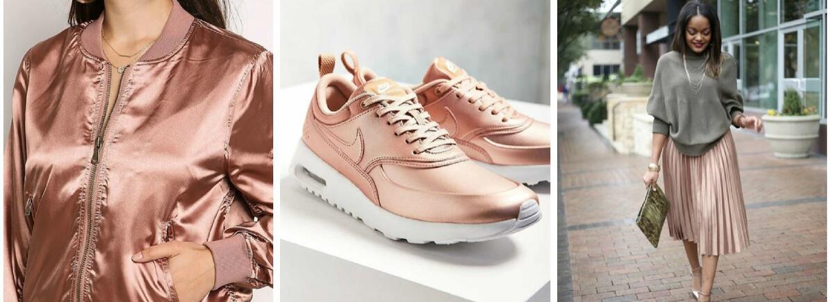Rose gold szín viselése Bemutatjuk, hogy hogyan érdemes viselned a rose gold színt!
