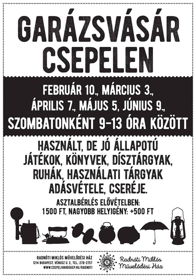 Garázsvásár Csepelen Garázsvásár Csepelen