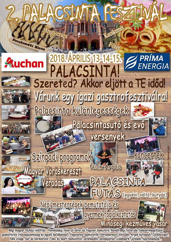 2. Palacsinta Fesztivál Kecskemét 2. Palacsinta Fesztivál Kecskemét